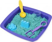 Kinetic Sand glitter Sandcastle vihreä setti