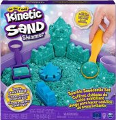 Kinetic Sand glitter Sandcastle vihreä setti