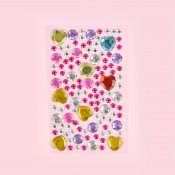 Puhelinkoristetarrat - Sydämet - Strassi