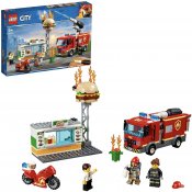 LEGO Cityn palokunnan kutsu hampurilaisravintolaan 60214