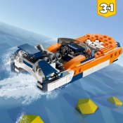 LEGO Creator Oranssi kilpa-auto 31089 Rakennuspalikat 3i1