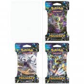 Pokemon 3-pack Aurinko ja kuu kadonnut Thunder Läpipainopakkaus Booster keräilykortit