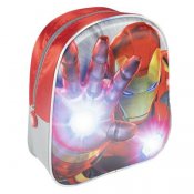 Marvel Ironman 3D reppu valolla