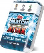 Jalkapallokortit Pocket Tin Mini Tin Uefa Champions League Europa League Conference League 2021/22 Limited Edition keräilykortit