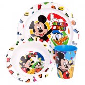 Mickey Mouse 3-osainen illallissetti