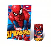 Spiderman huopa ruudullinen, 100x150 cm