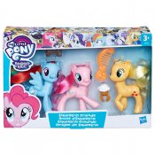 My Little Pony Rainbow Dash, Applejack ja Pinkie Pie -figuurit