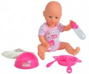 Uusi syntynyt tyttövauva interaktiivinen nukke