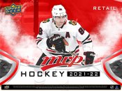 NHL-jääkiekkokauppakortti mvp Upper Deck iso pakkaus 2021-22