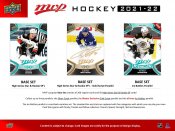 NHL-jääkiekko Display Box, 36 pakkauksen vaihtokortti mvp Upper Deck 2021-22