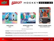 NHL-jääkiekkokauppakortti mvp Upper Deck iso pakkaus 2021-22