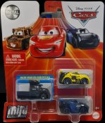 Disney Cars, Mini Racers Metal 3-pack