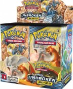 Pokémon Aurinko ja kuu Unbroken Bond Näyttö (36-pack) Booster Box kortteja