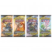 Pokémon Aurinko ja kuu Unbroken Bond Booster kortteja