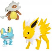 Pokémon Battle 3-pack figuurisetti Jolteon, Cubone ja Froakie
