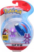 Pokémon Clip N go Toxel pokeballin kanssa