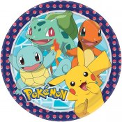 Pokémon-paperilevyt 8 kpl 23 cm