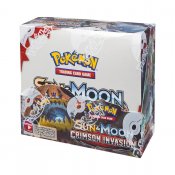 36-pack Pokémon Sun & Moon Crimson Invasion Booster Display -keräilykortit