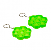 Pop It avaimenperä kukka vihreä