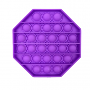 Pop It Bubble Fidget Kahdeksankulmio violetti
