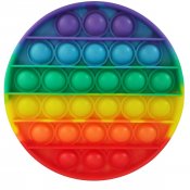 Pop It Bubble Fidget Pyöreä Rainbow