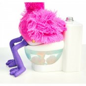 Pikku elävien lemmikkieläinten täytyy mennä flamingo, interaktiivinen eläin