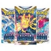 3-pack Pokemon Sword & Shield Silver Tempest Booster Pack Keräilykortit