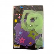 Självlysande väggdekor med motiv hjärtan