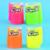 Slime öljytynnyrissä - 4 eri väriä
