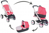 Smoby Doll Carriage 3 eri asentoa