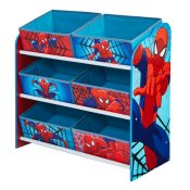 Spiderman-hylly säilytyslaatikoineen 63x60x30cm