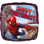 Spiderman Foliopallo Happy Birthday