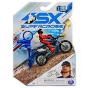 Supercross 1:24 Valettu moottoripyörä kuljettajan kanssa