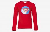 DC Supergirls Supergirl Wonderwoman pitkähihainen paita