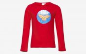 DC Supergirls Supergirl Wonderwoman pitkähihainen paita