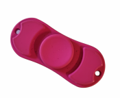 Kaksi Page Fidget Spinner Metalli (VAALEANPUNAINEN)