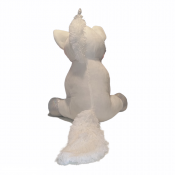Pehmeä yksisarvinen pehmolelu valkoinen 80cm