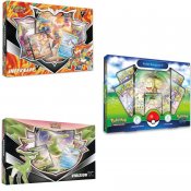 Pokémon Alolan Exeggutor Virizion Infernape V box Keräilykortit