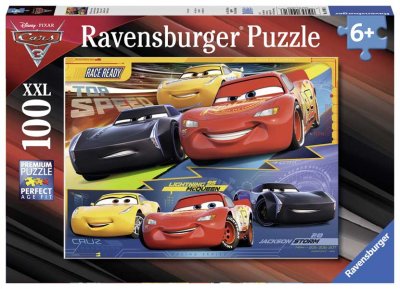 Ravensburger Autot palapelit 100 kappaletta XXL
