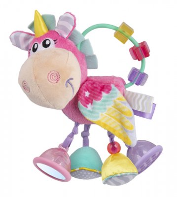 Helistin - Yksisarvinen - Playgro Clopette Activity Rattle
