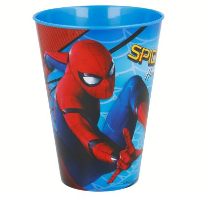 Spiderman muovinen lasi, 430 ml