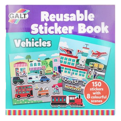 Uudelleenkäytettävä Tarrakirja – Ajoneuvot