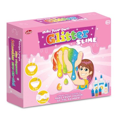 DIY - Slime, glitter ja sateenkaari