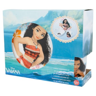 Vaiana, 3 osaa Asettaa lautanen, kulho ja muki