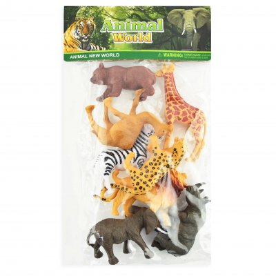 Villien eläinten setti - 8 kpl