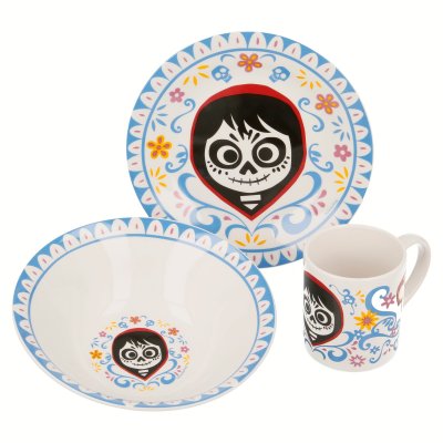 Coco setit 3 osaa, lautanen, kulho ja muki