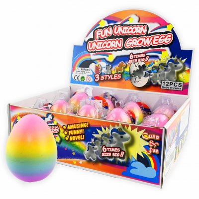 Growing Egg Unicorn 6 cm