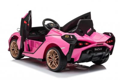 Sähköauto Lapset Lamborghini Sian 12V Pinkki