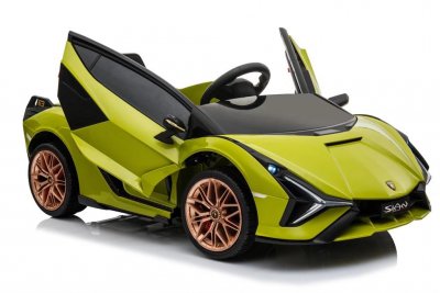 Sähköauto Lasten Lamborghini Sian 12v vihreä