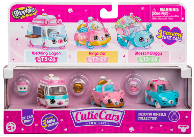Shopkins Cutie Autot S3 3Pakkaus
